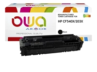 Een Tonercartridge OWA alternatief tbv HP CF540X zwart koop je bij Sysdicom BV