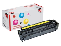 Een Tonercartridge Quantore alternatief tbv HP CE412A 305A geel koop je bij Sysdicom BV