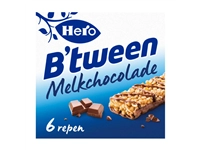 Een Tussendoortje Hero B&#39;tween melkchocolade 6pack reep 25gr koop je bij Sysdicom BV