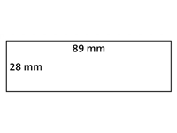 Een Etiket Dymo LabelWriter adressering 28x89mm 24 rollen á 130 stuks wit koop je bij Hoekmankantoorartikelen.nl