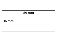 Een Etiket Dymo LabelWriter adressering 36x89mm 24 rollen á 260 stuks wit koop je bij Hoekmankantoorartikelen.nl