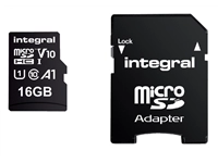 Een Geheugenkaart Integral microSDHC V10 16GB koop je bij VHK Kantoorartikelen