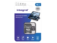 Een Geheugenkaart Integral microSDHC V10 16GB koop je bij VHK Kantoorartikelen