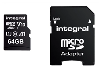 Een Geheugenkaart Integral microSDXC V10 64GB koop je bij Hoekmankantoorartikelen.nl