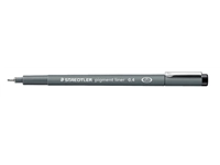 Een Fineliner Staedtler Pigment 308 zwart 0.4mm koop je bij Hoekmankantoorartikelen.nl