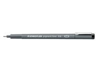 Een Fineliner Staedtler Pigment 308 zwart 0.6mm koop je bij Hoekmankantoorartikelen.nl