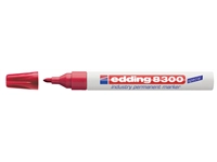 Een Viltstift edding 8300 industrie rond 1.5-3mm rood koop je bij VHK Kantoorartikelen