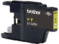 Een Inktcartridge Brother LC-1240Y geel koop je bij VHK Kantoorartikelen