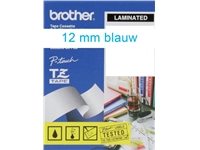 Een Labeltape Brother P-touch TZe-233 standaard 12mm blauw op wit koop je bij Hoekmankantoorartikelen.nl