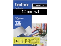 Een Labeltape Brother P-touch TZe-335 standaard 12mm wit op zwart koop je bij Hoekmankantoorartikelen.nl