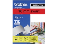 Een Labeltape Brother P-touch TZe-441 standaard 18mm zwart op rood koop je bij Hoekmankantoorartikelen.nl