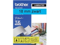 Een Labeltape Brother P-touch TZe-541 standaard 18mm zwart op blauw koop je bij Hoekmankantoorartikelen.nl