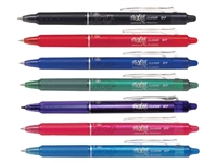 Een Rollerpen PILOT friXion clicker medium lichtblauw koop je bij Hoekmankantoorartikelen.nl