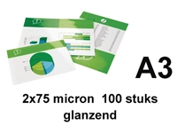 Een Lamineerhoes Quantore A3 2x75micron 100 stuks koop je bij Hoekmankantoorartikelen.nl