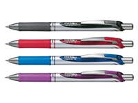 Een Gelschrijver Pentel BL77 Energel medium violet koop je bij Hoekmankantoorartikelen.nl