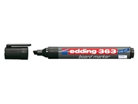 Een Viltstift edding 363 whiteboard schuin 1-5mm zwart koop je bij VHK Kantoorartikelen