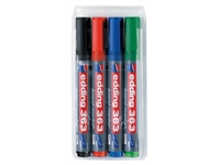 Een Viltstift edding 363 whiteboard schuin 1-5mm assorti set à 4 stuks koop je bij VHK Kantoorartikelen