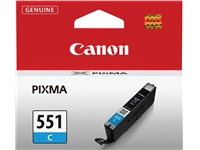 Een Inktcartridge Canon CLI-551 blauw koop je bij VHK Kantoorartikelen