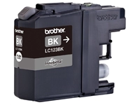 Een Inktcartridge Brother LC-123BK zwart koop je bij VHK Kantoorartikelen