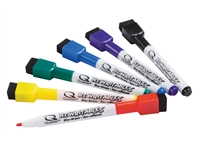 Een Whiteboardstift Rexel mini assorti 6 stuks koop je bij Hoekmankantoorartikelen.nl