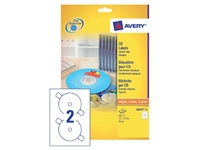 Een Etiket Avery L6043-25 CD wit 50 stuks koop je bij VHK Kantoorartikelen