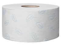 Een Toiletpapier Tork Mini jumbo T2 premium 3-laags 12x120mtr wit 110255 koop je bij VHK Kantoorartikelen