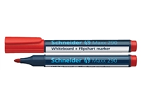 Een Viltstift Schneider Maxx 290 whiteboard rond 2-3mm rood koop je bij VHK Kantoorartikelen