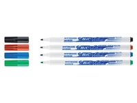 Een Viltstift Bic Velleda 1721 whiteboard rond fijn assorti set à 4 stuks koop je bij VHK Kantoorartikelen