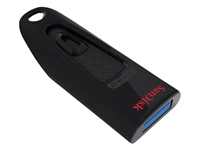 Een USB-stick 3.0 Sandisk Cruzer Ultra 64GB koop je bij VHK Kantoorartikelen