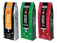 Een Koffie Douwe Egberts espresso bonen medium smooth 1kg koop je bij VHK Kantoorartikelen