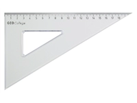 Een Driehoek Aristo 23620 200mm 30/60graden transparant koop je bij VHK Kantoorartikelen