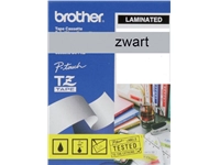 Een Labeltape Brother P-touch TZe-M951 metallic 24mm zwart op zilver koop je bij Hoekmankantoorartikelen.nl