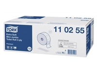 Een Toiletpapier Tork Mini jumbo T2 premium 3-laags 12x120mtr wit 110255 koop je bij VHK Kantoorartikelen