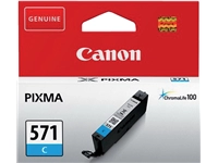 Een Inktcartridge Canon CLI-571 blauw koop je bij VHK Kantoorartikelen