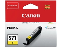 Een Inktcartridge Canon CLI-571 geel koop je bij VHK Kantoorartikelen