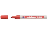 Een Viltstift edding 750 lakmarker rond 2-4mm rood koop je bij Hoekmankantoorartikelen.nl