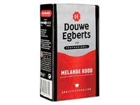 Een Koffie Douwe Egberts snelfiltermaling Melange Rood 250gr koop je bij VHK Kantoorartikelen