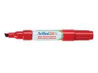 Een Viltstift Artline 30 schuin 2-5mm rood koop je bij VHK Kantoorartikelen