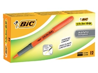 Een Markeerstift Bic brite liner grip oranje koop je bij VHK Kantoorartikelen