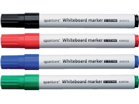 Een Whiteboardstift Quantore rond 1-1.5mm 4 stuks assorti koop je bij Hoekmankantoorartikelen.nl