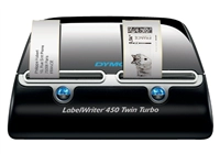 Een Labelprinter Dymo LabelWriter 450 Twin Turbo desktop zwart koop je bij VHK Kantoorartikelen