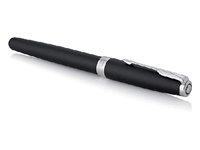 Een Vulpen Parker Sonnet matte black CT fijn koop je bij VHK Kantoorartikelen