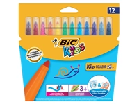 Een Kleurstiften BicKids couleur XL assorti blister à 12 stuks koop je bij Hoekmankantoorartikelen.nl