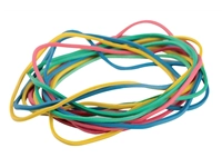 Een Elastiek Standard Rubber Bands 18 50gr 94 stuks assorti koop je bij VHK Kantoorartikelen