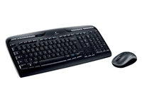 Een Toetsenbord Logitech MK330 Qwerty +muis zwart koop je bij VHK Kantoorartikelen