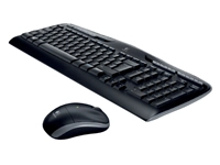 Een Toetsenbord Logitech MK330 Qwerty +muis zwart koop je bij VHK Kantoorartikelen