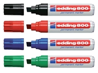 Een Viltstift edding 800 schuin 4-12mm blauw koop je bij VHK Kantoorartikelen