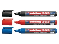 Een Viltstift edding 363 whiteboard schuin 1-5mm zwart koop je bij VHK Kantoorartikelen