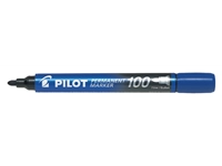 Een Viltstift PILOT 100 rond fijn blauw doos à 15+5 gratis koop je bij VHK Kantoorartikelen