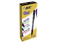 Een Gelschrijver Bic Gel-ocity illusion medium zwart koop je bij VHK Kantoorartikelen